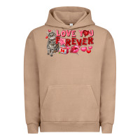 Pigment Burro love you forever Urban Hoodie - FaDigitalArtStudio