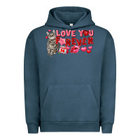 Pigment Midnight Navy love you forever Urban Hoodie - FaDigitalArtStudio