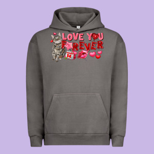Love You Forever Urban Hoodie Designed By Fadigitalartstudio