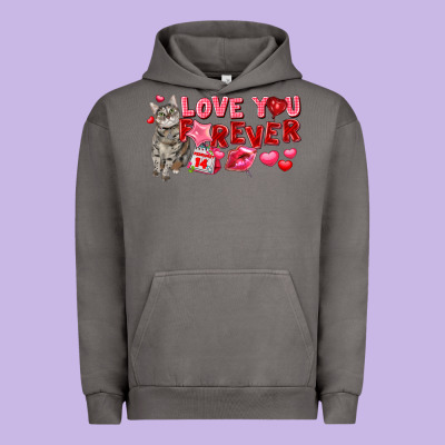 Love You Forever Urban Hoodie Designed By Fadigitalartstudio