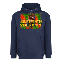 Navy juneteenth vibes only Heavyweight Hoodie - CowGirlArtShop