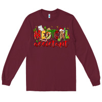 Burgundy medical assistant Long Sleeve Tee - MaliasSmallBusiness