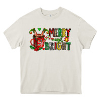 Cream merry and bright Heavy Core Tee - AdoDesignShop