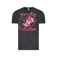 Vintage Black howdy valentine Vintage Tee - MaliasSmallBusiness