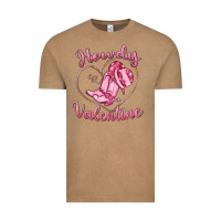 Vintage Coffee howdy valentine Vintage Tee - MaliasSmallBusiness