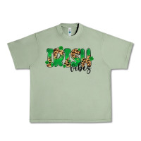 Oil Green ırısh vibes Urban Heavy Tee - MaliasSmallBusiness