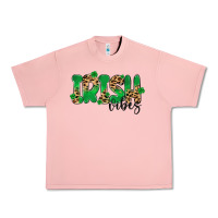 Salmon ırısh vibes Urban Heavy Tee - MaliasSmallBusiness