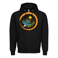 Black I hate people camping hiking Zipper Hoodie - Bettercallsaul