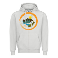 Dove Grey I hate people camping hiking Zipper Hoodie - Bettercallsaul
