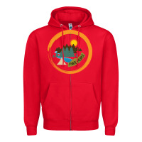 Red I hate people camping hiking Zipper Hoodie - Bettercallsaul