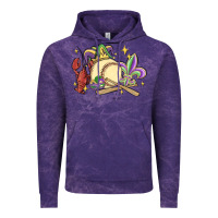 Cloud Purple mardi gras baseball Vintage Hoodie - MaliasSmallBusiness