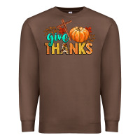 Chestnut give thanks Premium Sweatshirt - CowGirlArtShop