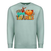 Seafoam give thanks Premium Sweatshirt - CowGirlArtShop