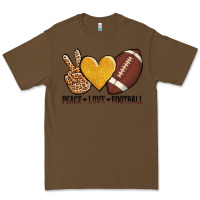 Cacao peace love football revize Premium Tee - AdoDesignShop