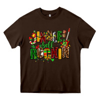 Chocolate Brown jingle bell rockin Heavy Core Tee - AdoDesignShop