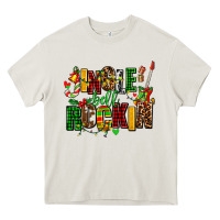 Cream jingle bell rockin Heavy Core Tee - AdoDesignShop
