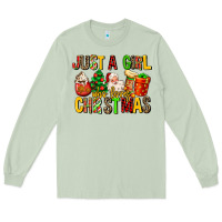 Matcha just a girl who loves christmas Long Sleeve Tee - MaliasSmallBusiness