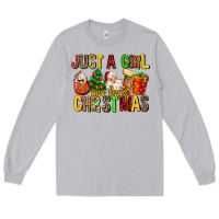 Moon Dust just a girl who loves christmas Long Sleeve Tee - MaliasSmallBusiness