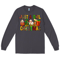 Smoke just a girl who loves christmas Long Sleeve Tee - MaliasSmallBusiness