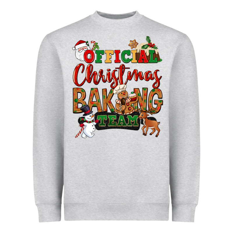 Official Christmas Baking Team Heavyweight Sweatshirt by NancyCooperArtShop | Teevron