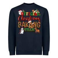 Navy Official Christmas baking team Heavyweight Sweatshirt - NancyCooperArtShop