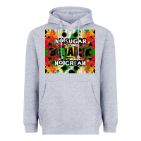 No Sugar No Cream Black Tumbler Heavyweight Hoodie | Teevron