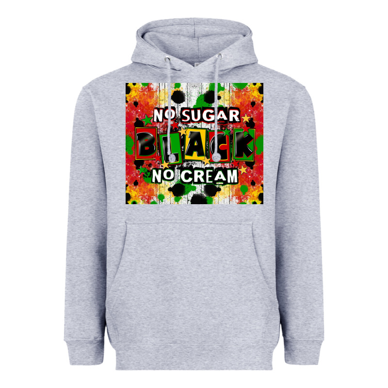 No Sugar No Cream Black Tumbler Heavyweight Hoodie by CowGirlArtShop | Teevron