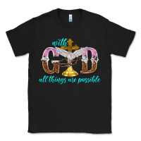 Black with god all things are possible Classic Tee - NancyCooperArtShop