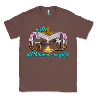 Chestnut with god all things are possible Classic Tee - NancyCooperArtShop