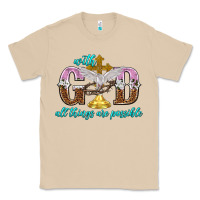 Mushroom with god all things are possible Classic Tee - NancyCooperArtShop