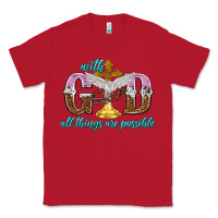Red with god all things are possible Classic Tee - NancyCooperArtShop