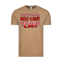 Vintage Coffee just loving my self love era Vintage Tee - MaliasSmallBusiness