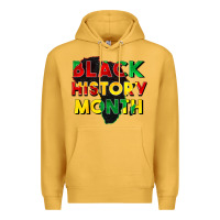 Mustard black history month Premium Hoodie - CowGirlArtShop