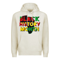Oatmeal Heather black history month Premium Hoodie - CowGirlArtShop