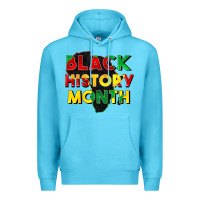 Ocean Blue black history month Premium Hoodie - CowGirlArtShop