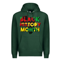 Sports Green black history month Premium Hoodie - CowGirlArtShop