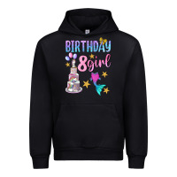 Black birthday girl 8 Urban Hoodie - BundleAndBundleShop