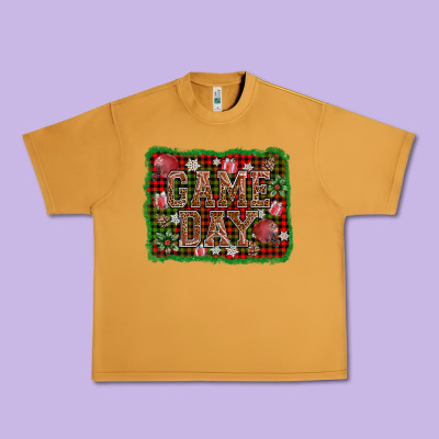 Game Day Christmas Urban Heavy Tee Designed By Adodesignshop