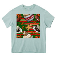 Arona christmas cake seamless pattern Heavy Core Tee - BundleAndBundleShop