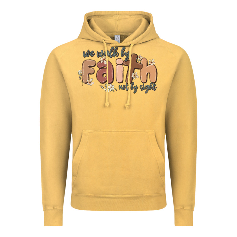 We Walk By Faith Not By Sight Vintage Hoodie by MaliasSmallBusiness | Teevron