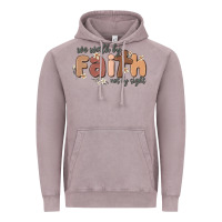 Vintage Zinc we walk by faith not by sight Vintage Hoodie - MaliasSmallBusiness