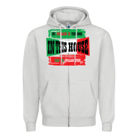 Dove Grey MY HUSBAND IS THE BOSS IN THIS HOUSE SAID NO ITALIAN EVER Zipper Hoodie - Bettercallsaul