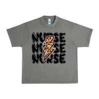 Tornado nurse lightning bolt Urban Heavy Tee - MaliasSmallBusiness