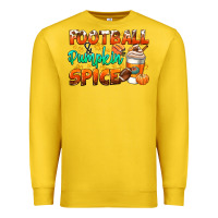 Lemon football pumpkin spice Premium Sweatshirt - CowGirlArtShop