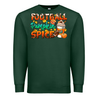 Sports Green football pumpkin spice Premium Sweatshirt - CowGirlArtShop