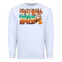 White football pumpkin spice Premium Sweatshirt - CowGirlArtShop