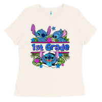 Preview Flower Stitch 1st Grade Ladies Tee | Teevron