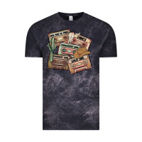 Cloud Black 90s country cassette tapes Vintage Tee - MaliasSmallBusiness