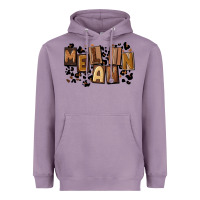 Lavender melanin with leopard Heavyweight Hoodie - CowGirlArtShop