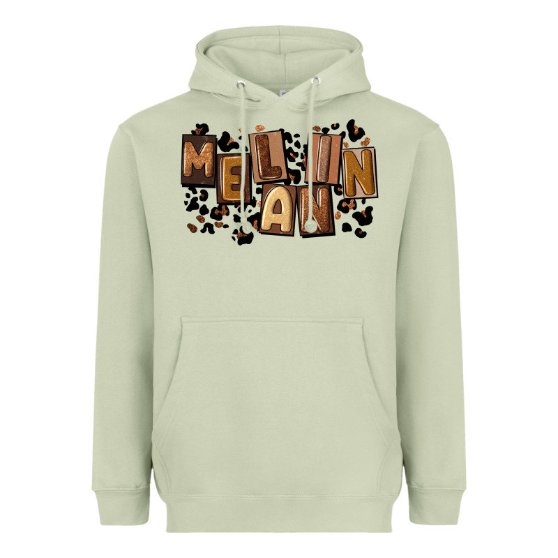 Melanin With Leopard Heavyweight Hoodie by CowGirlArtShop | Teevron